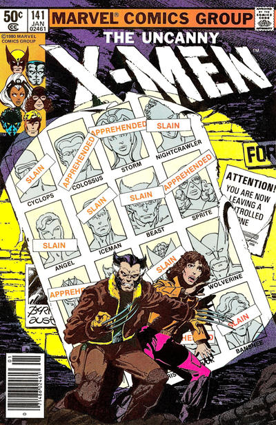 Cover for The X-Men (Marvel, 1963 series) #141 [Newsstand]