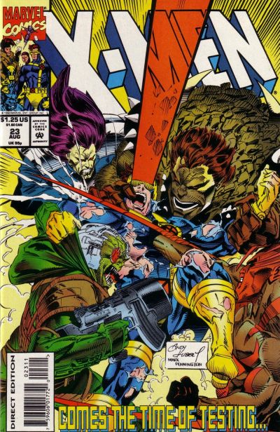 Cover for X-Men (Marvel, 1991 series) #23 [Direct Edition]