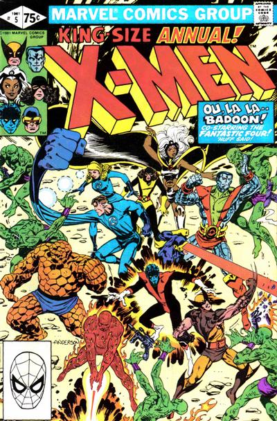 Cover for X-Men Annual (Marvel, 1970 series) #5 [Direct]