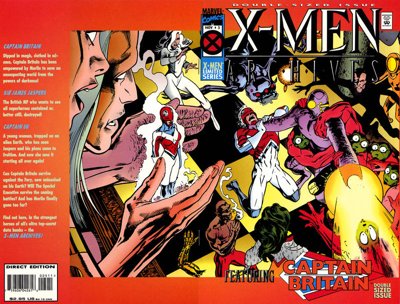 Cover for X-Men Archives Featuring Captain Britain (Marvel, 1995 series) #5