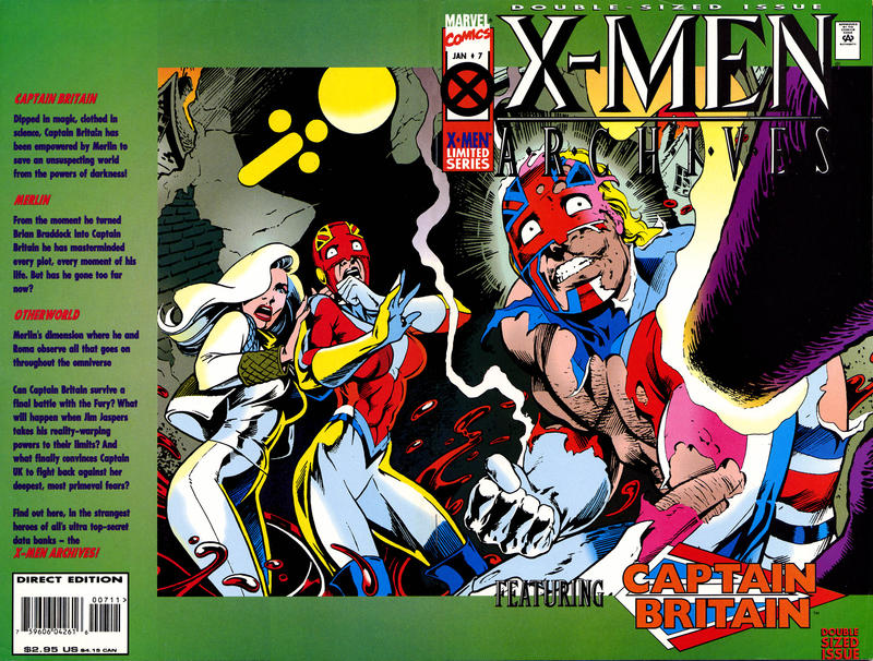 Cover for X-Men Archives Featuring Captain Britain (Marvel, 1995 series) #7