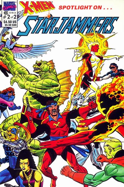 Cover for X-Men Spotlight on... Starjammers (Marvel, 1990 series) #2