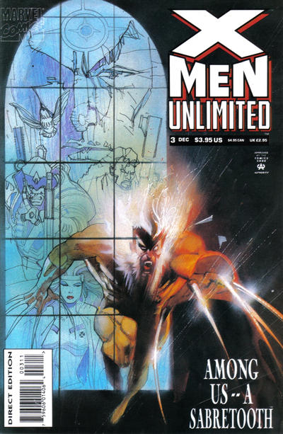 Cover for X-Men Unlimited (Marvel, 1993 series) #3 [Direct Edition]