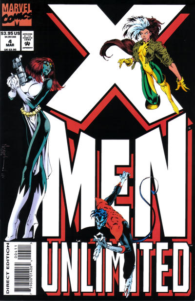 Cover for X-Men Unlimited (Marvel, 1993 series) #4 [Direct Edition]