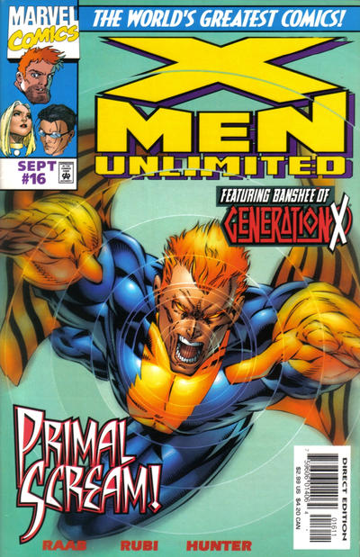 Cover for X-Men Unlimited (Marvel, 1993 series) #16 [Direct Edition]