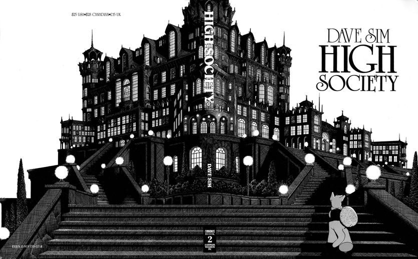Cover for Cerebus (Aardvark-Vanaheim, 1986 series) #2 - High Society [First Printing]
