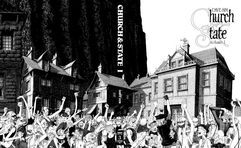 Cover for Cerebus (Aardvark-Vanaheim, 1986 series) #3 - Church & State I [First Printing]
