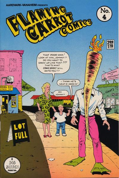Cover for Flaming Carrot Comics (Aardvark-Vanaheim, 1984 series) #4