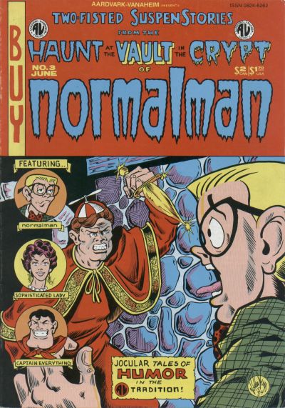 Cover for normalman (Aardvark-Vanaheim, 1984 series) #3