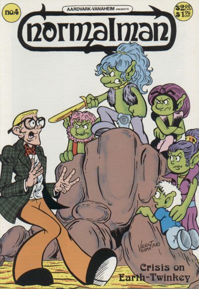 Cover for normalman (Aardvark-Vanaheim, 1984 series) #4