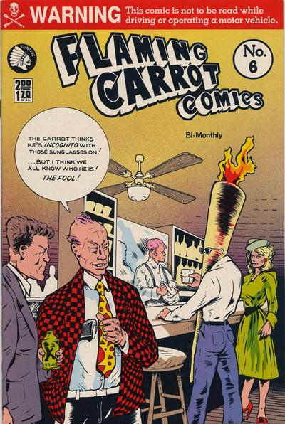 Cover for Flaming Carrot Comics (Renegade Press, 1985 series) #6