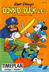 Cover Thumbnail for Donald Duck & Co (Hjemmet / Egmont, 1948 series) #34/1968