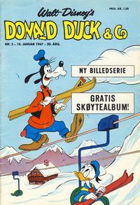Cover Thumbnail for Donald Duck & Co (Hjemmet / Egmont, 1948 series) #3/1967