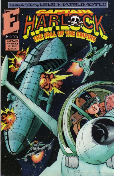 Cover for Captain Harlock: Fall of the Empire (Malibu, 1992 series) #2