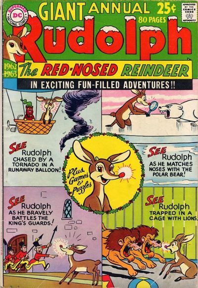 Cover for Rudolph the Red-Nosed Reindeer Annual (DC, 1962 series) #[13 1962-1963]