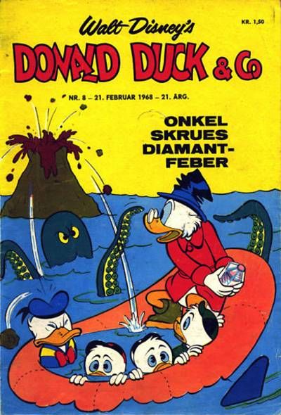 Cover for Donald Duck & Co (Hjemmet / Egmont, 1948 series) #8/1968