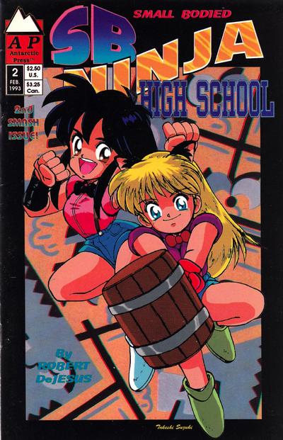 Cover for Small Bodied Ninja High School (Antarctic Press, 1992 series) #2