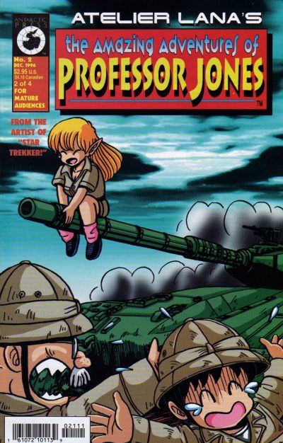 Cover for Amazing Adventures of Professor Jones (Antarctic Press, 1996 series) #2