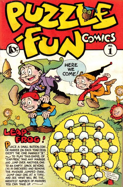Cover for Puzzle-Fun Comics (George W. Dougherty Publishing Company, 1946 series) #1