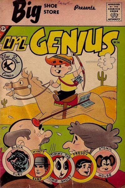 Cover for Li'l Genius (Charlton, 1959 series) #14 [Big Shoe Store]