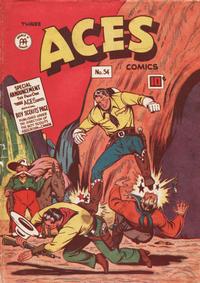 Cover Thumbnail for Three Aces Comics (Anglo-American Publishing Company Limited, 1941 series) #54