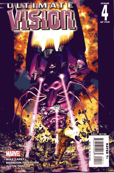 Cover for Ultimate Vision (Marvel, 2007 series) #4