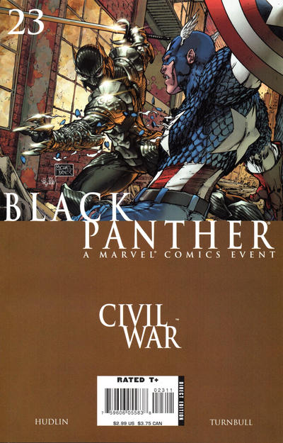 Cover for Black Panther (Marvel, 2005 series) #23 [Direct Edition]