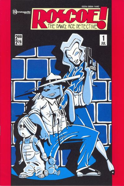Cover for Roscoe! The Dawg, Ace Detective (Renegade Press, 1987 series) #1
