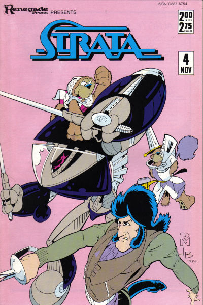 Cover for Strata (Renegade Press, 1986 series) #4