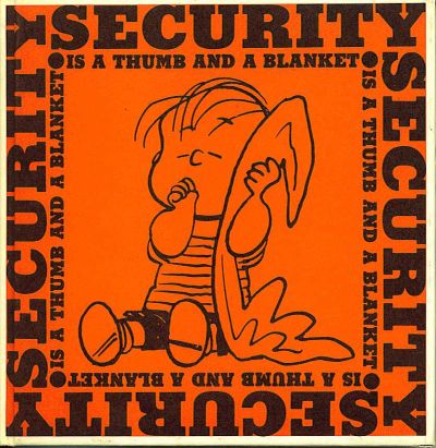 Cover for Security Is a Thumb and a Blanket (Determined Productions, Inc., 1963 series) 