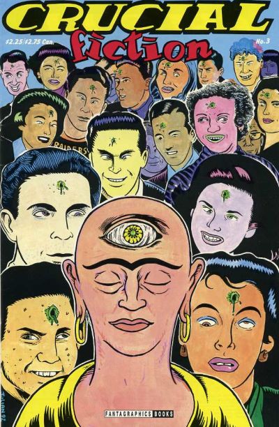 Cover for Crucial Fiction (Fantagraphics, 1992 series) #3