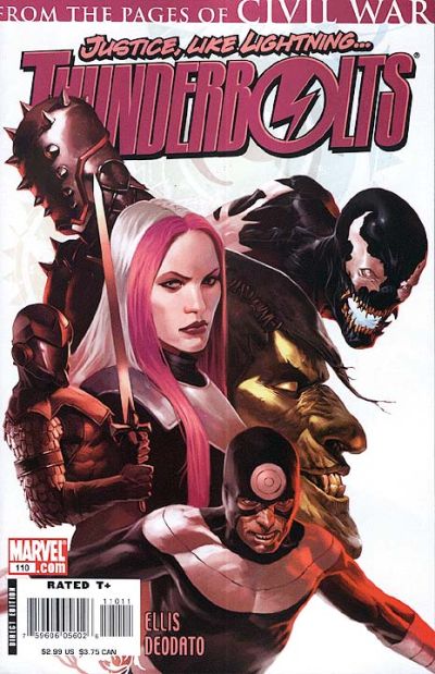 Cover for Thunderbolts (Marvel, 2006 series) #110
