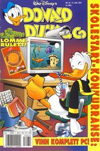 Cover Thumbnail for Donald Duck & Co (Hjemmet / Egmont, 1948 series) #34/2001