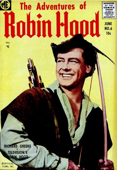 Cover for The Adventures of Robin Hood (Magazine Enterprises, 1957 series) #6
