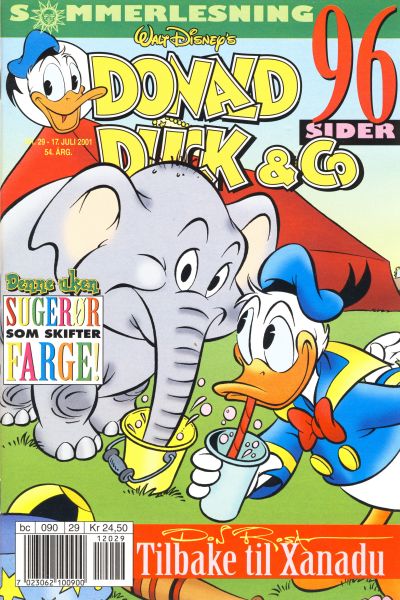 Cover for Donald Duck & Co (Hjemmet / Egmont, 1948 series) #29/2001