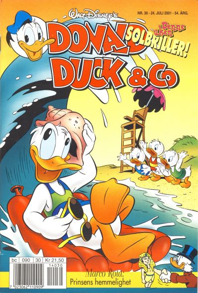 Cover for Donald Duck & Co (Hjemmet / Egmont, 1948 series) #30/2001
