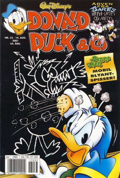 Cover for Donald Duck & Co (Hjemmet / Egmont, 1948 series) #33/2001