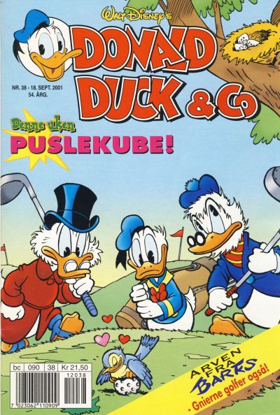 Cover for Donald Duck & Co (Hjemmet / Egmont, 1948 series) #38/2001