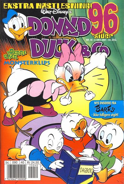 Cover for Donald Duck & Co (Hjemmet / Egmont, 1948 series) #40/2001