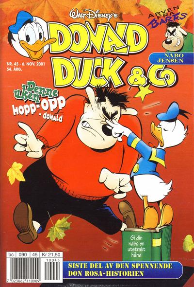 Cover for Donald Duck & Co (Hjemmet / Egmont, 1948 series) #45/2001