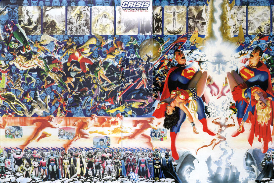 Cover for Crisis on Infinite Earths The Absolute Edition (DC, 2005 series) 