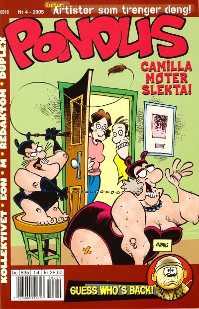Cover for Pondus (Bladkompaniet / Schibsted, 2000 series) #4/2005