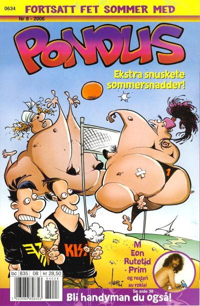 Cover for Pondus (Bladkompaniet / Schibsted, 2000 series) #8/2006