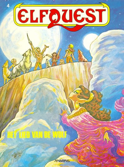 Cover for ElfQuest (Arboris, 1983 series) #4 - Het lied van de wolf