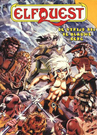 Cover for ElfQuest (Arboris, 1983 series) #24 - De strijd bij de Blauwe Berg