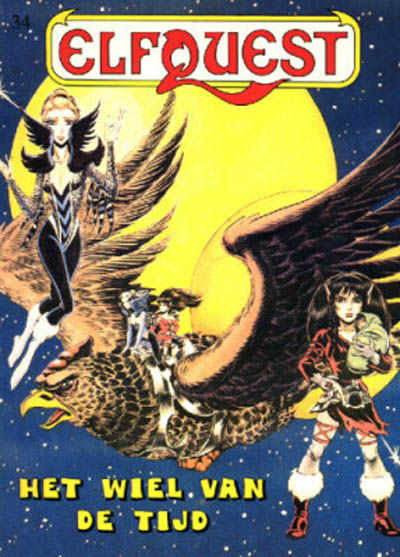 Cover for ElfQuest (Arboris, 1983 series) #34 - Het wiel van de tijd