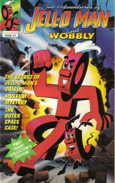 Cover for The Adventures of Jell-O Man and Wobbly (Welsh Publishing Group, 1991 series) #1