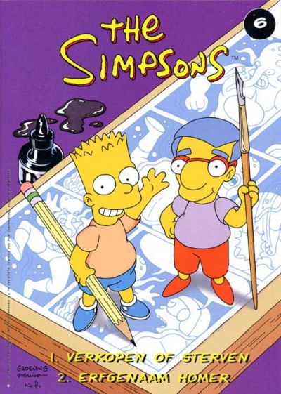 Cover for The Simpsons (De Stripuitgeverij/Infotex, 1994 series) #6