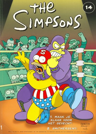 Cover for The Simpsons (De Stripuitgeverij/Infotex, 1994 series) #14
