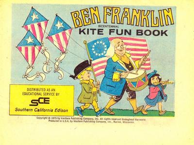Cover for Ben Franklin Kite Fun Book (Western, 1975 series) 